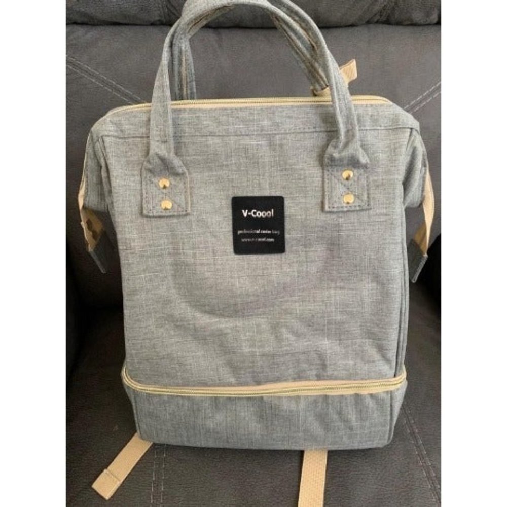 Breast Pump Backpack - Cooler and Moistureproof Bag Double Layer For Women